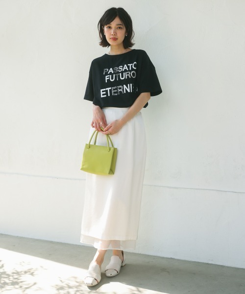 Bou Jeloud(ブージュルード)の「スパンコールロゴT(Tシャツ/カットソー・レディース・ブラック/オフホワイト・FREE)」の21枚目の写真