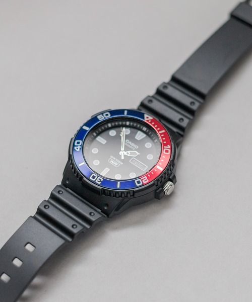 CASIO(カシオ)の「/CASIO/diving-style analog 海外モデル(アナログ腕時計・メンズ・ブラック/グリーン/ブルー・FREE)」の6枚目の写真