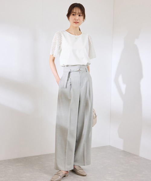 セール】【UVカット・接触冷感】Cutee レースドッキングフレア