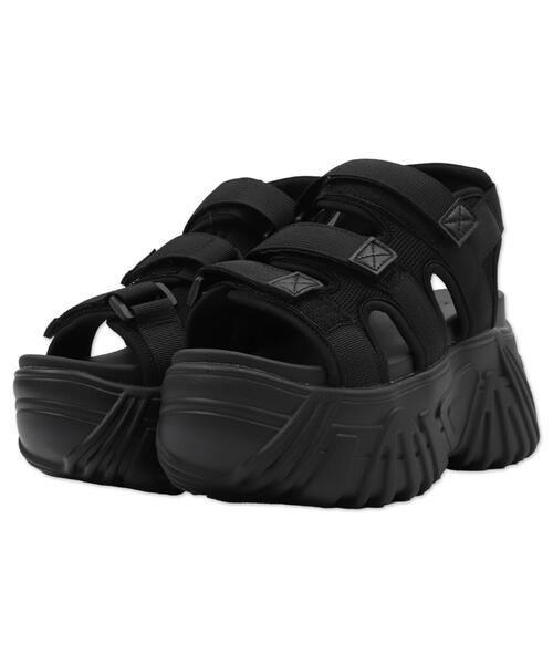 WEGO（ウィゴー）の「WEGO/厚底ベルトスポーツサンダル（サンダル・レディース・オフホワイト/ブラック・LARGE/MEDIUM）」の20枚目の写真