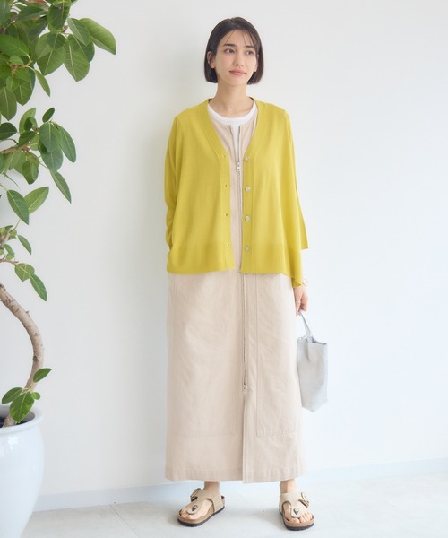 カーディガン 「KATHARINE ROSS」「UV/接触冷感」サラサラBOXシルエットカーディガン レディース KATHARINE ROSS】[UV/接触冷感]サラサラBOXシルエット