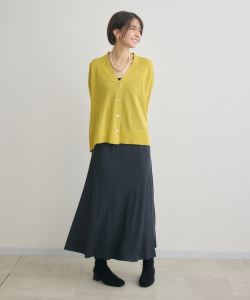 KATHARINE ROSS（キャサリンロス）の「【KATHARINE ROSS】[UV/接触冷感]サラサラBOXシルエットカーディガン（カーディガン/ボレロ・レディース・オレンジ/グリーン/ブルー/ピンク/ブルー系その他/イエロー/レッド・MEDIUM）」の21枚目の写真