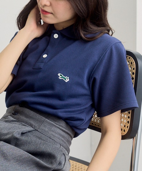 PENNEYS(ぺニーズ)の「1枚で可愛い!夏に重宝するトップス【Penneys THE FOX】別注 kitsuneワッペンポロシャツ フォックスPOLOシャツ(ポロシャツ・レディース・ブラック/ネイビー/ホワイト・XL/L/M/S)」の13枚目の写真