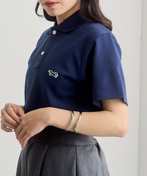 PENNEYS(ぺニーズ)の「1枚で可愛い!夏に重宝するトップス【Penneys THE FOX】別注 kitsuneワッペンポロシャツ フォックスPOLOシャツ(ポロシャツ・レディース・ブラック/ネイビー/ホワイト・XL/L/M/S)」の14枚目の写真