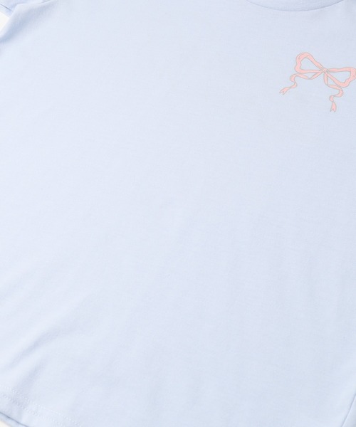 URBAN CHERRY（アーバンチェリー）の「【CHIPIE/シピ】フレンチリボンロゴプリントTシャツ（Tシャツ/カットソー・キッズ・ピンク/アイボリー/ブルー/グレー・110cm/130cm/140cm/150cm/120cm）」の19枚目の写真