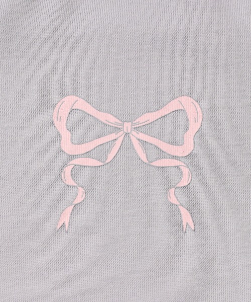 URBAN CHERRY（アーバンチェリー）の「【CHIPIE/シピ】フレンチリボンロゴプリントTシャツ（Tシャツ/カットソー・キッズ・ピンク/アイボリー/ブルー/グレー・110cm/130cm/140cm/150cm/120cm）」の6枚目の写真