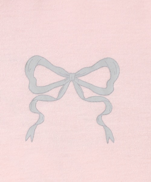 URBAN CHERRY（アーバンチェリー）の「【CHIPIE/シピ】フレンチリボンロゴプリントTシャツ（Tシャツ/カットソー・キッズ・ピンク/アイボリー/ブルー/グレー・110cm/130cm/140cm/150cm/120cm）」の8枚目の写真