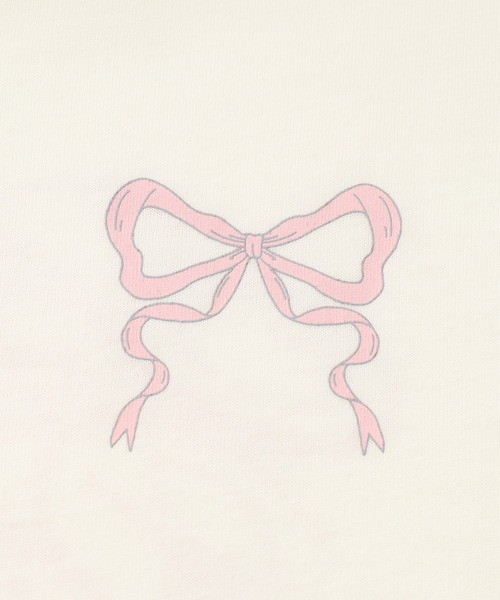 URBAN CHERRY（アーバンチェリー）の「【CHIPIE/シピ】フレンチリボンロゴプリントTシャツ（Tシャツ/カットソー・キッズ・ピンク/アイボリー/ブルー/グレー・110cm/130cm/140cm/150cm/120cm）」の10枚目の写真