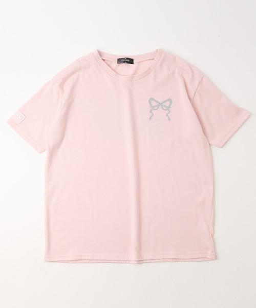 URBAN CHERRY（アーバンチェリー）の「【CHIPIE/シピ】フレンチリボンロゴプリントTシャツ（Tシャツ/カットソー・キッズ・ピンク/アイボリー/ブルー/グレー・110cm/130cm/140cm/150cm/120cm）」の17枚目の写真