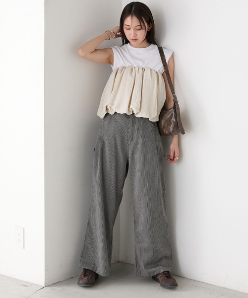 【タグ付き未使用】polaura ポローラビスチェドッキングバルーントップス 再入荷】ビスチェドッキングバルーントップス – poláura