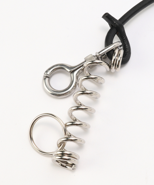 ED ROBERT JUDSON（エドロバートジャドソン）の「ED ROBERT JUDSON / エドロバート ジャドソン coil holder key cord（キーケース/キーアクセサリー・メンズ・ブラック・FREE）」の5枚目の写真
