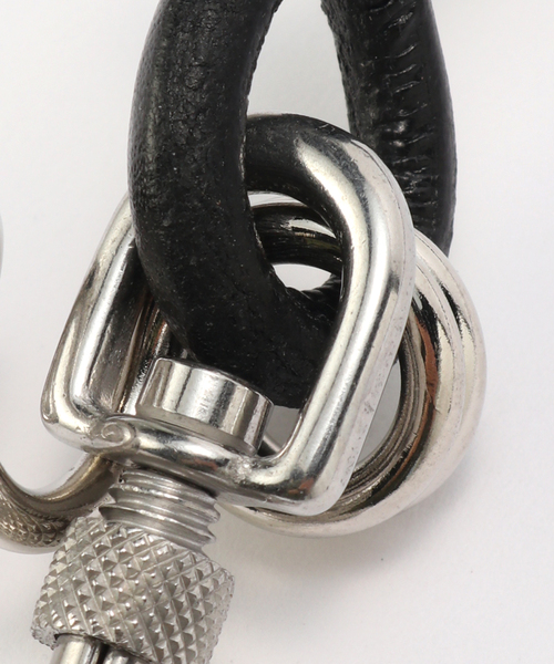 ED ROBERT JUDSON（エドロバートジャドソン）の「ED ROBERT JUDSON / エドロバート ジャドソン coil holder key cord（キーケース/キーアクセサリー・メンズ・ブラック・FREE）」の2枚目の写真