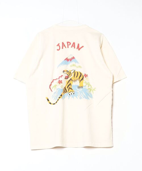 tシャツ HOUSTON / PIGMENT CRACKD PT SOUVENIR TEE（TIGER） / 22299 レディース メンズ セール】HOUSTON / PIGMENT CRACKD PT SOUVENIR TEE（TIGER