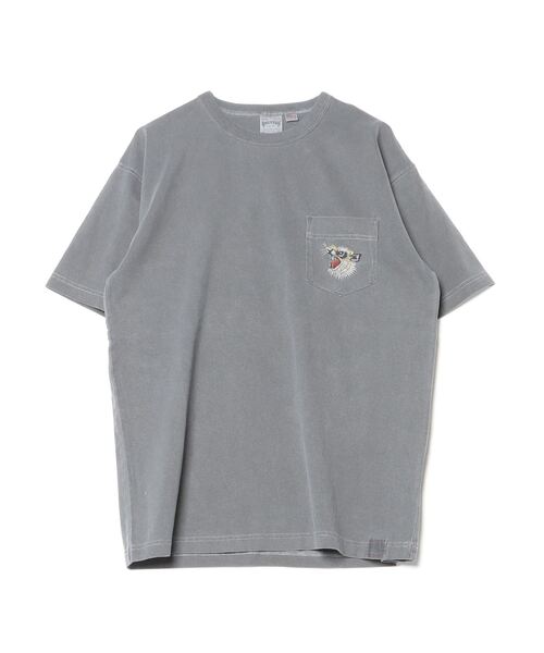 セール】HOUSTON / PIGMENT CRACKD PT SOUVENIR TEE（TIGER