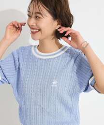 専用 2点 クラフトスタンダードブティック コットン ニット ブルー L CRAFT STANDARD BOUTIQUE（クラフトスタンダードブティック） ニット