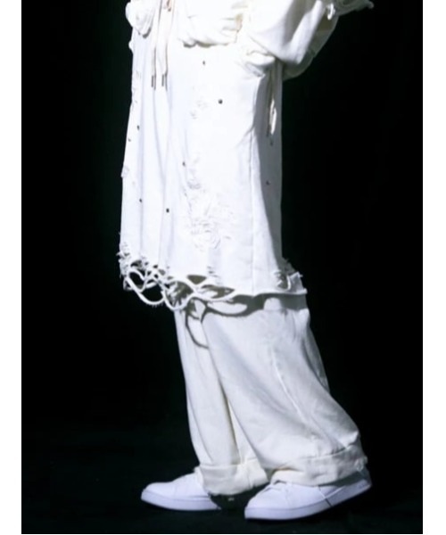 neith.（ネイス）の「neith./ネイス/Layered Crush Sweat Pants