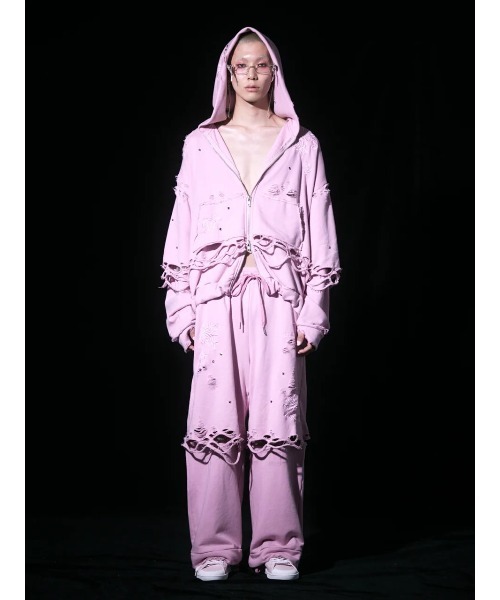 neith.（ネイス）の「neith./ネイス/Rose Crush Sweat Pants（スウェットパンツ・レディース・ピンク/ホワイト・FREE）」の17枚目の写真