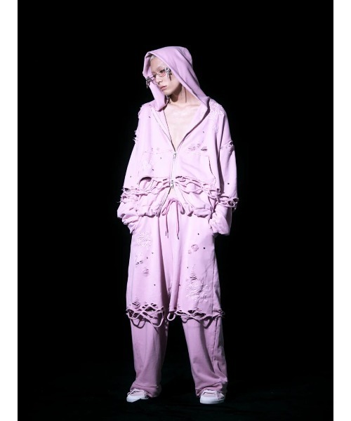 neith.（ネイス）の「neith./ネイス/Rose Crush Sweat Pants（スウェットパンツ・レディース・ピンク/ホワイト・FREE）」の18枚目の写真