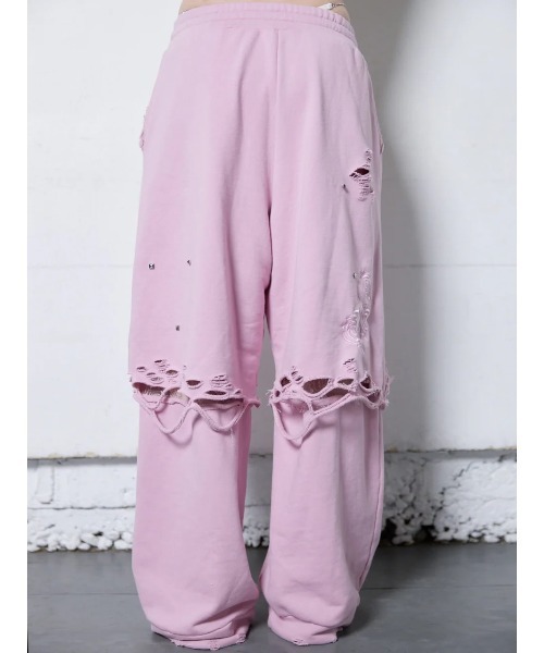 neith.（ネイス）の「neith./ネイス/Rose Crush Sweat Pants（スウェットパンツ・レディース・ピンク/ホワイト・FREE）」の14枚目の写真