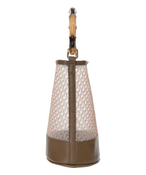 Te chichi(テチチ)の「バンブーハンドルミニシアーバック(ハンドバッグ・レディース・ブラウン/ブラック・F)」の8枚目の写真