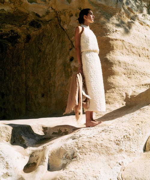 セール】エンブロイダリーアメスリブラウス（タンクトップ）｜anuans