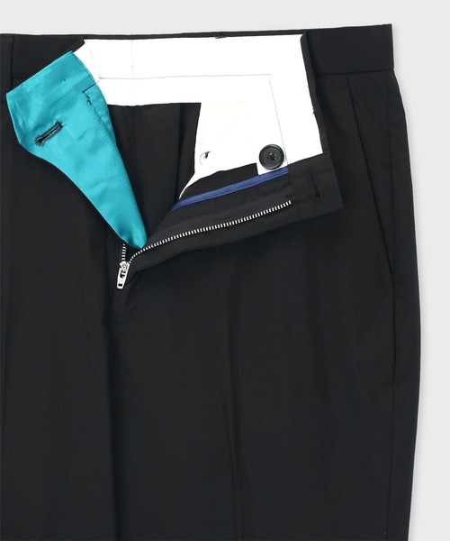 PS Paul Smith（ピーエスポールスミス）の「パフォーマンステクスチャー テーパードトラウザーズ / 152700 EC922P（その他パンツ・メンズ・ブラック/カーキ・XX-LARGE/X-LARGE/MEDIUM/LARGE/SMALL）」の5枚目の写真