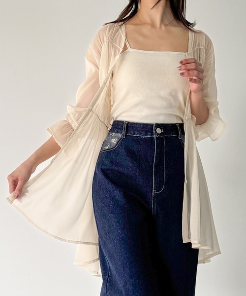 BEAUTY&YOUTH シアーアノラックチュニック オフホワイト BEAUTY&YOUTH シアーアノラックチュニック オフホワイト - メルカリ