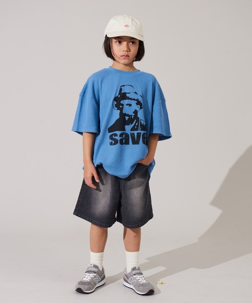 boohoo 新作 ワッフルプリントTシャツ＆ショーツセット boohoo》ワッフルプリントTシャツ＆ショーツセット 2色 (boohoo