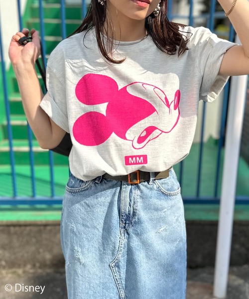 セール】【Disney(ディズニー)】別注/ミッキーマウス / MMロゴプリント