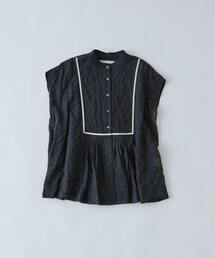 コードトリミングブラウス