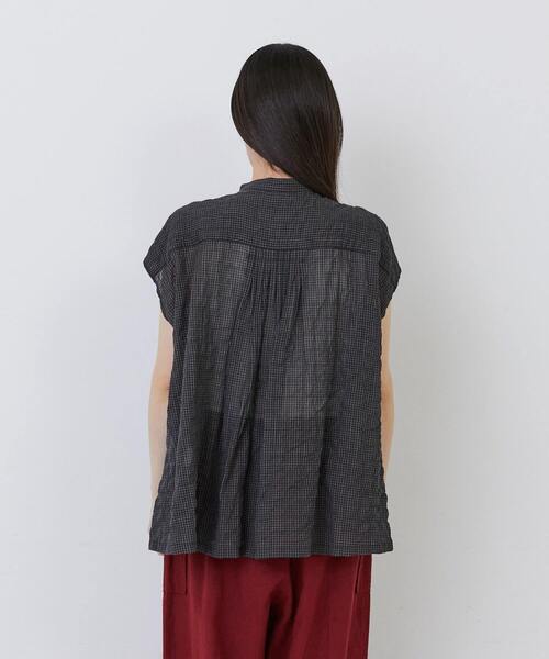 conges payes ADIEU TRISTESSE（コンジェ ペイエ アデュートリステス）の「【1月お気に入り登録ブランド内4位】コードトリミングブラウス（シャツ/ブラウス・レディース・ホワイト系その他/ブルー系その他/グレー系その他・38）」の20枚目の写真