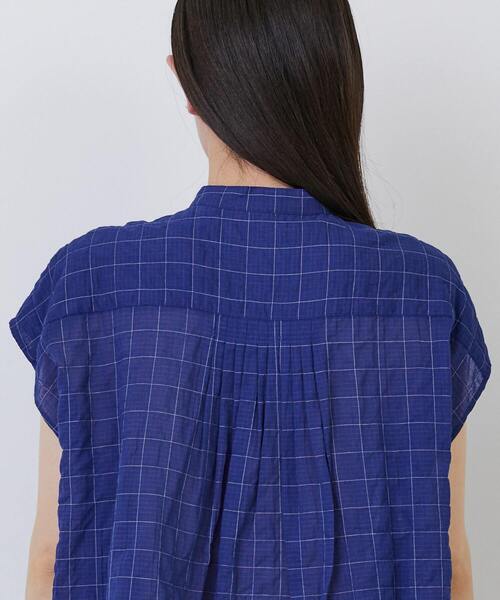 conges payes ADIEU TRISTESSE（コンジェ ペイエ アデュートリステス）の「【3月お気に入り登録ブランド内4位】コードトリミングブラウス（シャツ/ブラウス・レディース・ホワイト系その他/ブルー系その他/グレー系その他・38）」の7枚目の写真