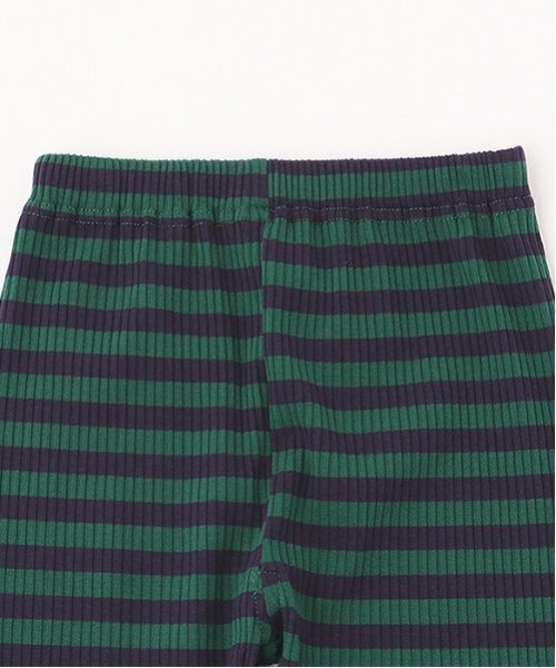 and D. petit main（アンドディープティマイン）の「【365D.】防汚ボーダーリブ7分レギンス（レギンス/スパッツ・キッズ・ブラック/レモンイエロー/グレー/グリーン/ピンク・130cm/90cm/100cm/110cm/120cm/140cm）」の11枚目の写真