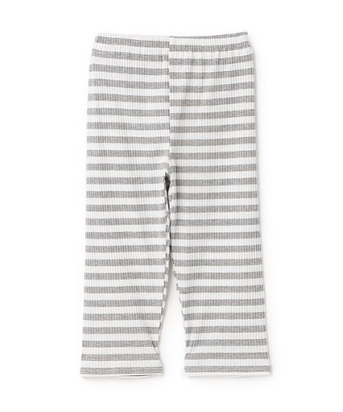 and D. petit main（アンドディープティマイン）の「【365D.】防汚ボーダーリブ7分レギンス（レギンス/スパッツ・キッズ・ブラック/レモンイエロー/グレー/グリーン/ピンク・130cm/90cm/100cm/110cm/120cm/140cm）」の18枚目の写真