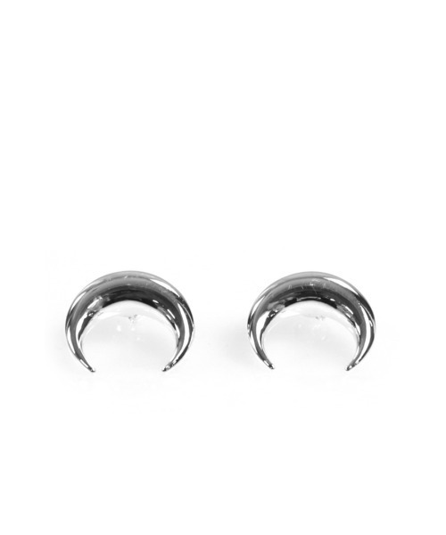 MARINE SERRE（マリーン・セル）の「SILVER PLATED MOON STUDS