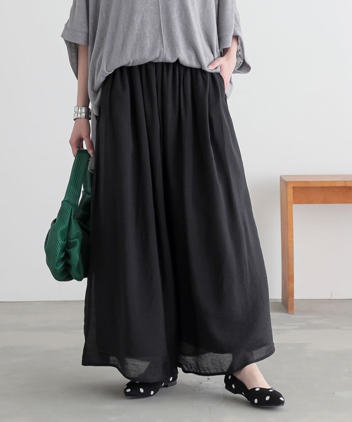 n'OrLABEL（ノアールレーベル）の「『シアースカーチョ』（その他パンツ・レディース・グリーン/ブラウン/ブラック/ブルー・FREE）」の2枚目の写真