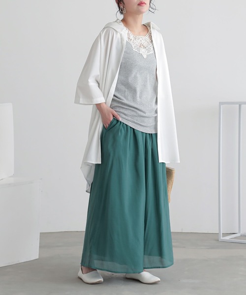 n'OrLABEL（ノアールレーベル）の「『シアースカーチョ』（その他パンツ・レディース・グリーン/ブラウン/ブラック/ブルー・FREE）」の7枚目の写真