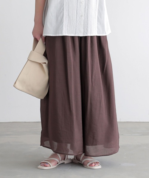 n'OrLABEL（ノアールレーベル）の「『シアースカーチョ』（その他パンツ・レディース・グリーン/ブラウン/ブラック/ブルー・FREE）」の11枚目の写真