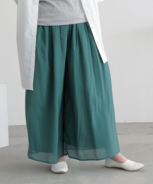 n'OrLABEL（ノアールレーベル）の「『シアースカーチョ』（その他パンツ・レディース・グリーン/ブラウン/ブラック/ブルー・FREE）」の5枚目の写真