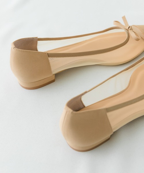 RODE SKO（ロデスコ）の「『MADE IN JAPAN』ポインテッドシアーフラットシューズ（バレエシューズ・レディース・ブラック/ベージュ・36/37/38）」の15枚目の写真