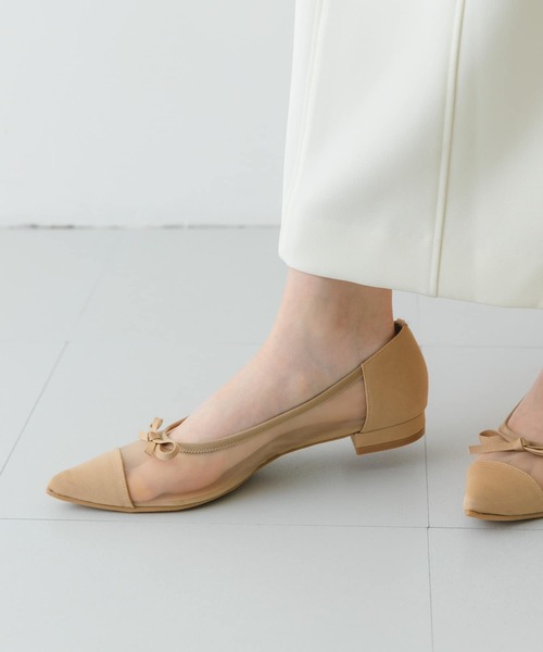 RODE SKO（ロデスコ）の「『MADE IN JAPAN』ポインテッドシアーフラットシューズ（バレエシューズ・レディース・ブラック/ベージュ・36/37/38）」の17枚目の写真