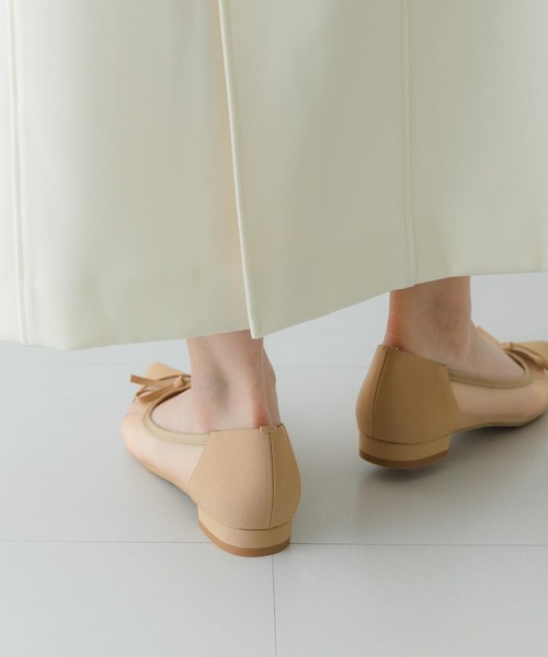RODE SKO（ロデスコ）の「『MADE IN JAPAN』ポインテッドシアーフラットシューズ（バレエシューズ・レディース・ブラック/ベージュ・36/37/38）」の20枚目の写真