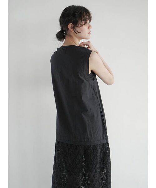 FIKA.(フィーカ)の「Lace switched sleeveless onepiece(ワンピース・レディース・アイボリー/ブラック・MEDIUM)」の12枚目の写真