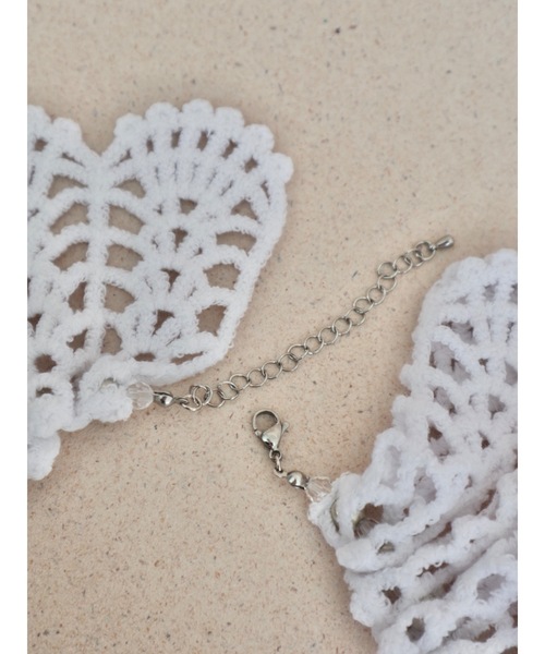 JUMELLE（ジュメロ）の「【Casselini】レース付け襟ネックレス（付け襟・レディース・ホワイト・FREE）」の9枚目の写真