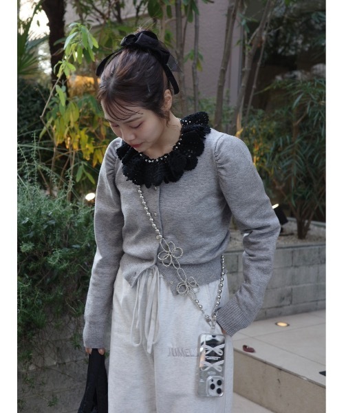 JUMELLE（ジュメロ）の「【Casselini】レース付け襟ネックレス（付け襟・レディース・ホワイト・FREE）」の7枚目の写真