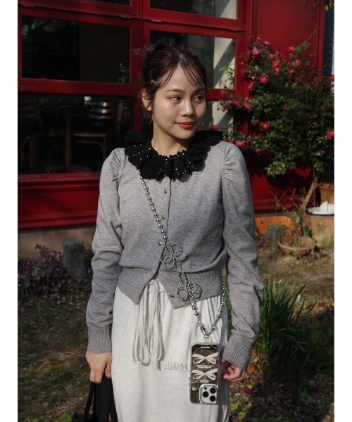 JUMELLE（ジュメロ）の「【Casselini】レース付け襟ネックレス（付け襟・レディース・ホワイト・FREE）」の4枚目の写真