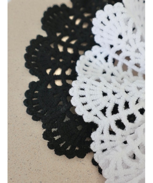 JUMELLE（ジュメロ）の「【Casselini】レース付け襟ネックレス（付け襟・レディース・ホワイト・FREE）」の2枚目の写真