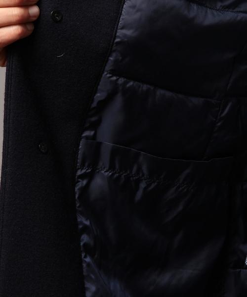 BEAUTY&YOUTH UNITED ARROWS（ビューティーアンドユースユナイテッドアローズ）の「BY パデッド ニット チェスターコート◆（チェスターコート・メンズ・グレー/ネイビー・X-LARGE/MEDIUM/SMALL/LARGE）」の8枚目の写真