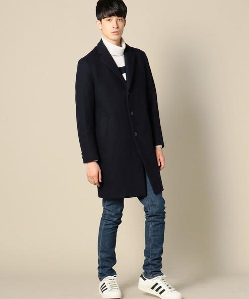 BEAUTY&YOUTH UNITED ARROWS（ビューティーアンドユースユナイテッドアローズ）の「BY パデッド ニット チェスターコート◆（チェスターコート・メンズ・グレー/ネイビー・X-LARGE/MEDIUM/SMALL/LARGE）」の18枚目の写真