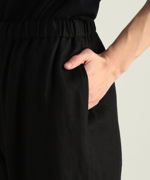 EDITION(エディション)の「リネンツイル イージーパンツ(その他パンツ・メンズ・ブラック・M/S)」の5枚目の写真